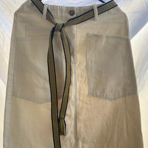 Current air cotton skirt. mid length